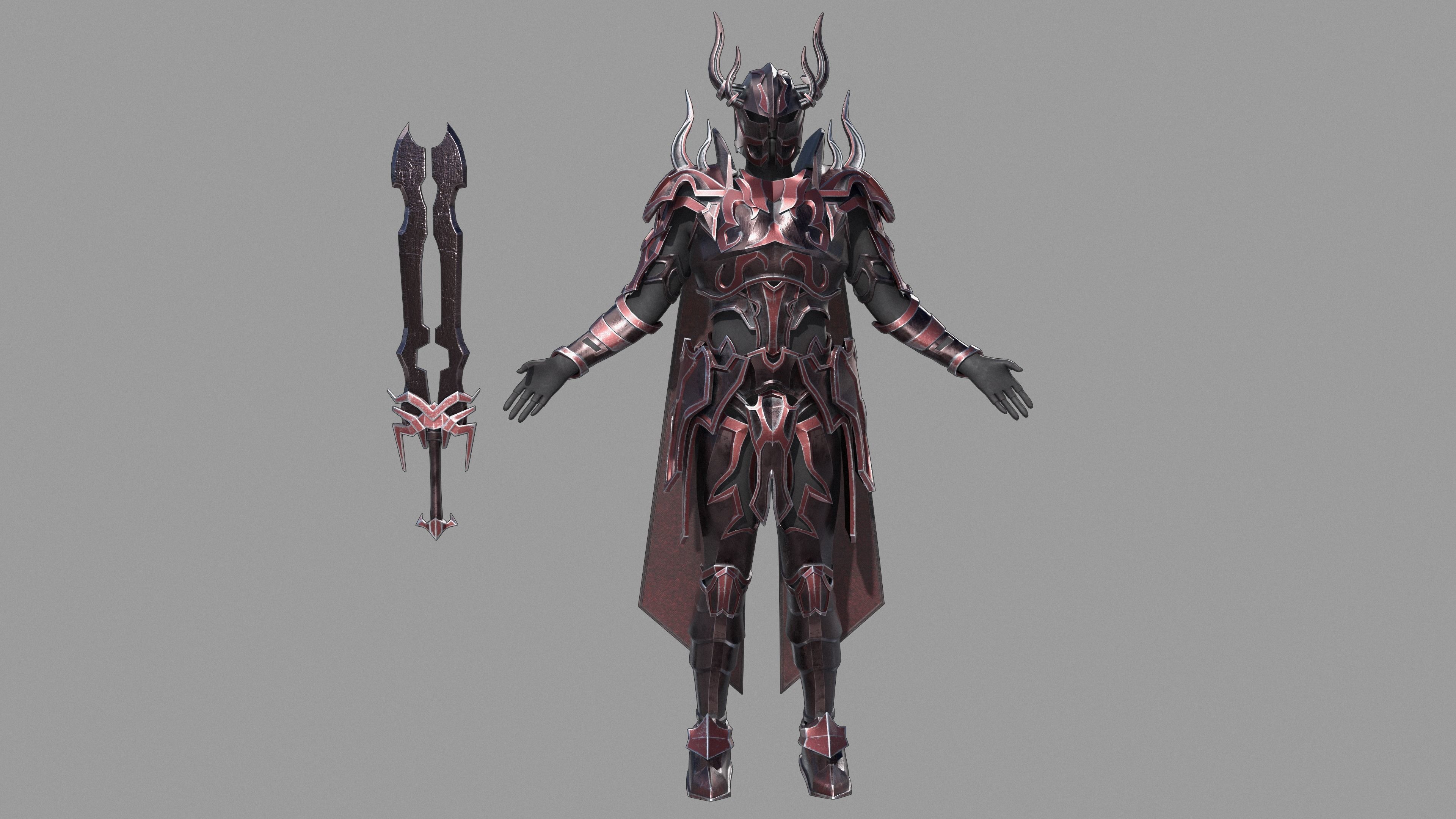 Unholy knight 3D model_2