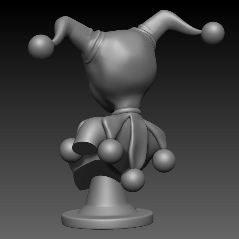 Bust Posed - Harley Quinn 3D print model_21