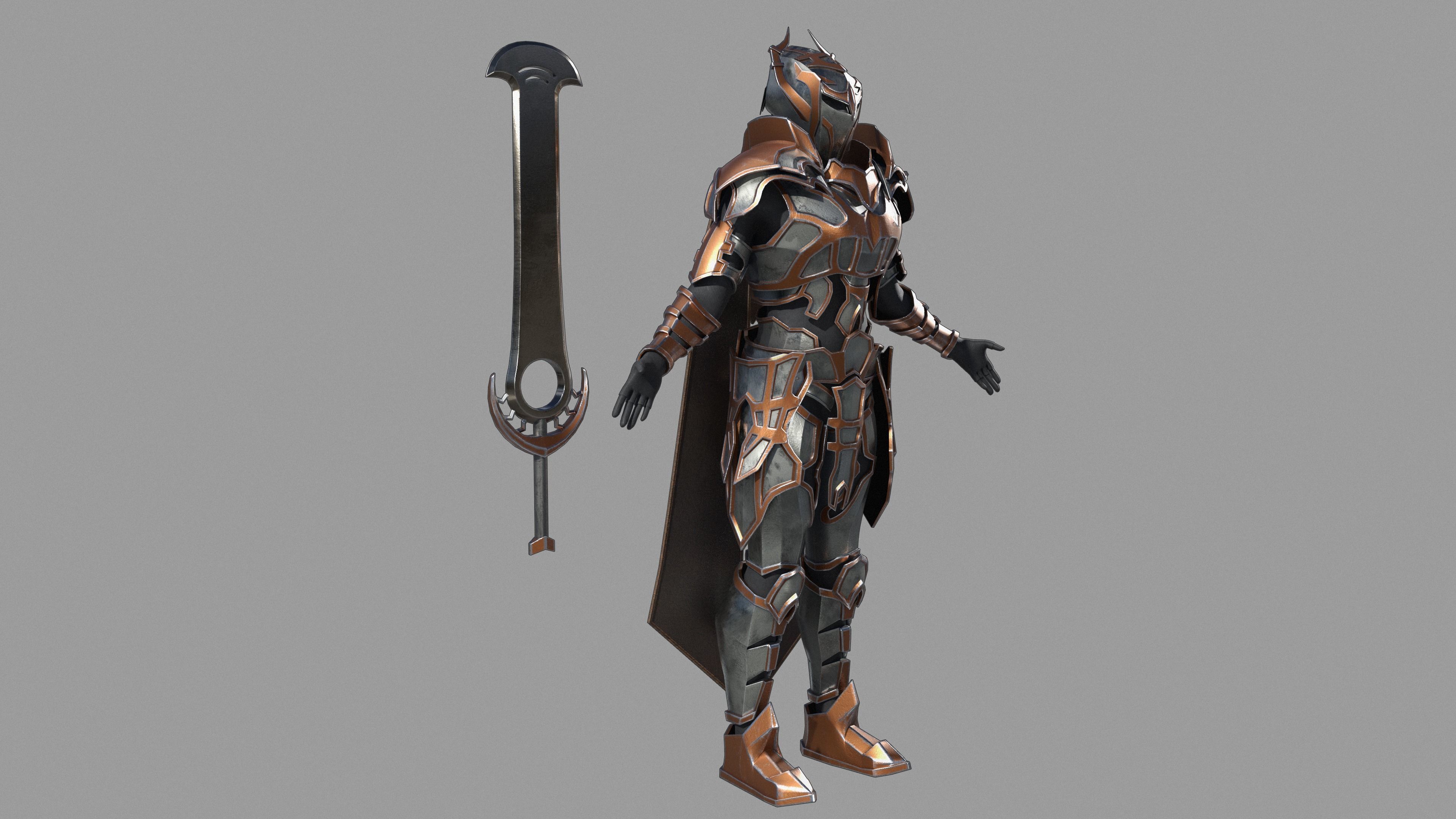 Unholy knight 3D model_2