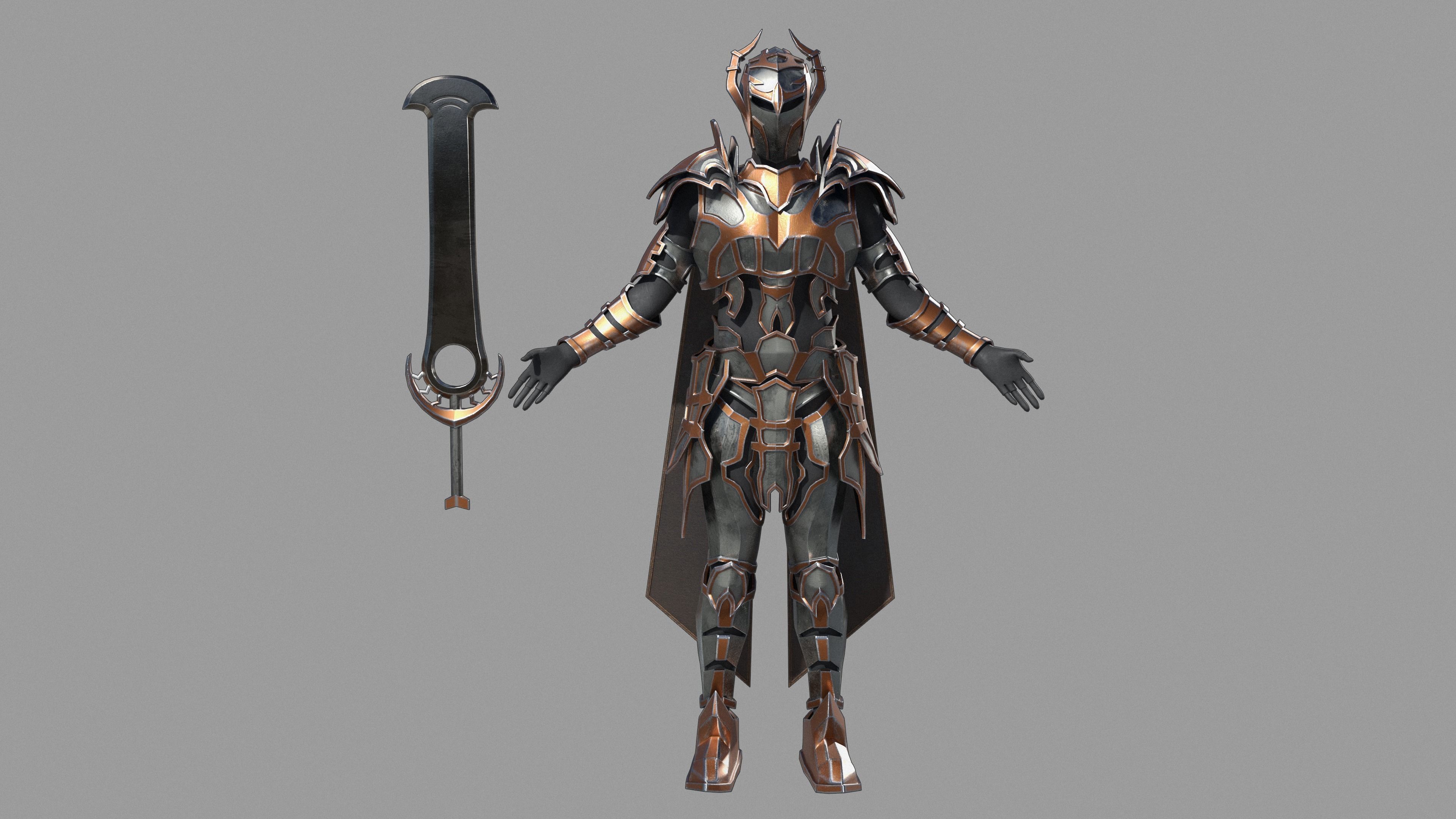 Unholy knight 3D model_4