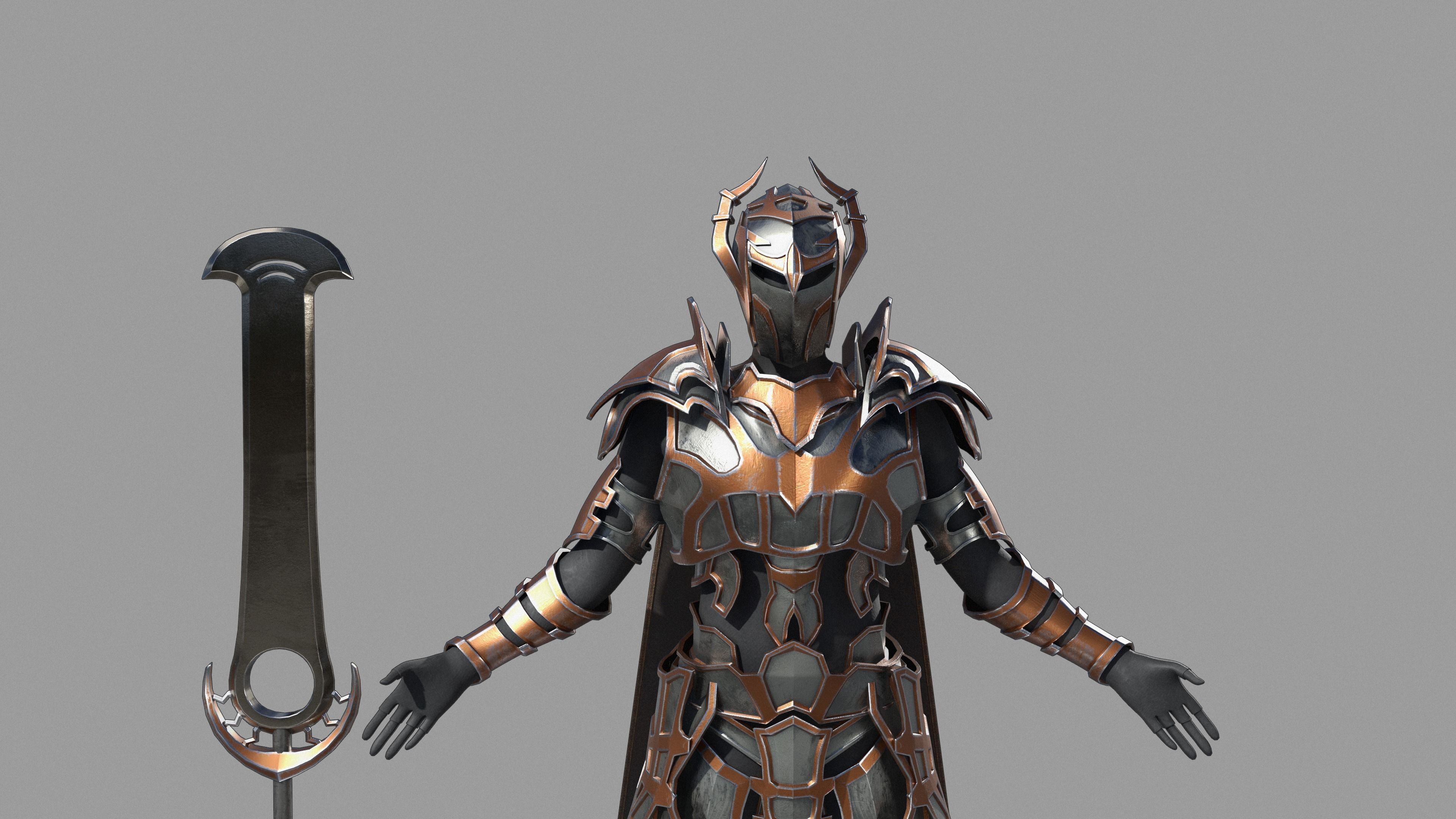 Unholy knight 3D model_1