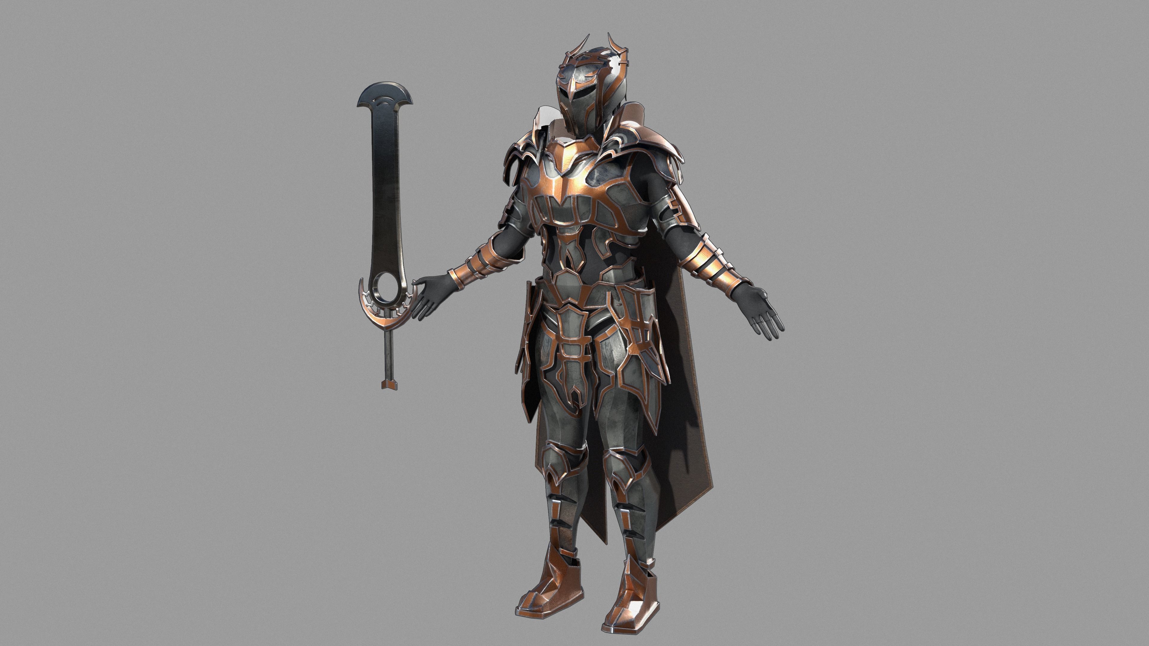 Unholy knight 3D model_3