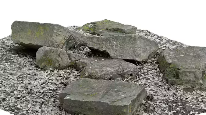 Concrete Rocks RAW Scan