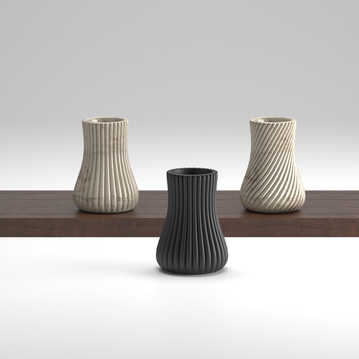 Vases modern 3D print model  Free 3D print model_2