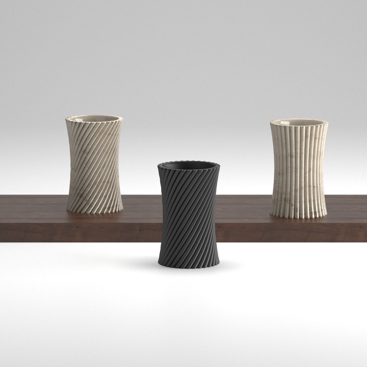 Vases modern 3D print model  Free 3D print model_4
