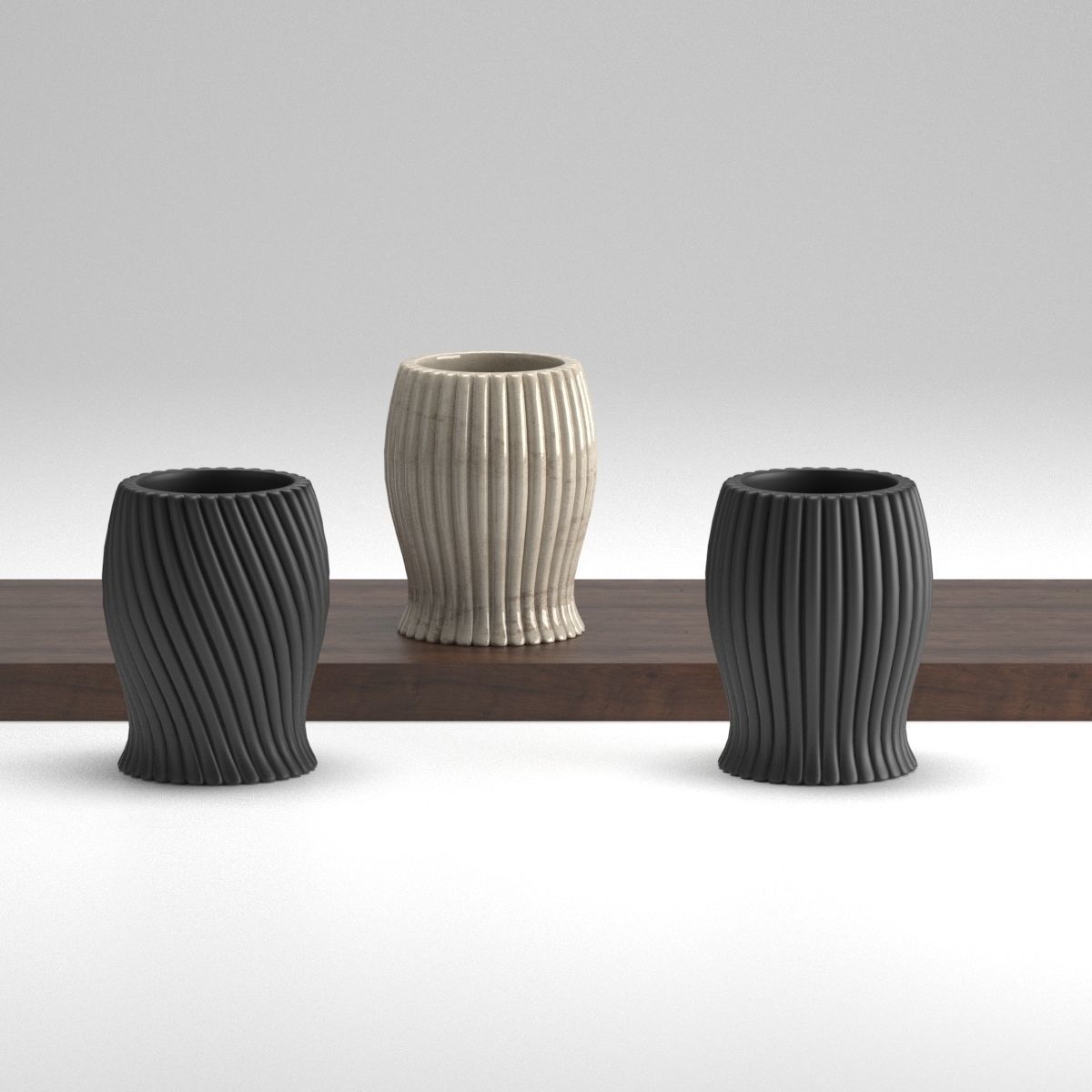 Vases modern 3D print model  Free 3D print model_3