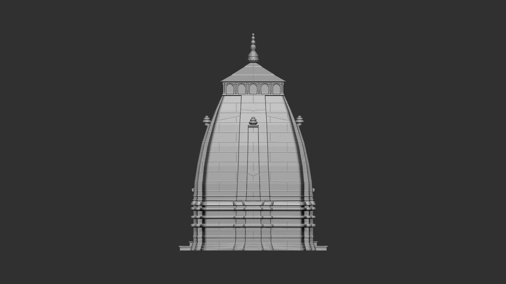 Kedarnath Temple 3D print model_5