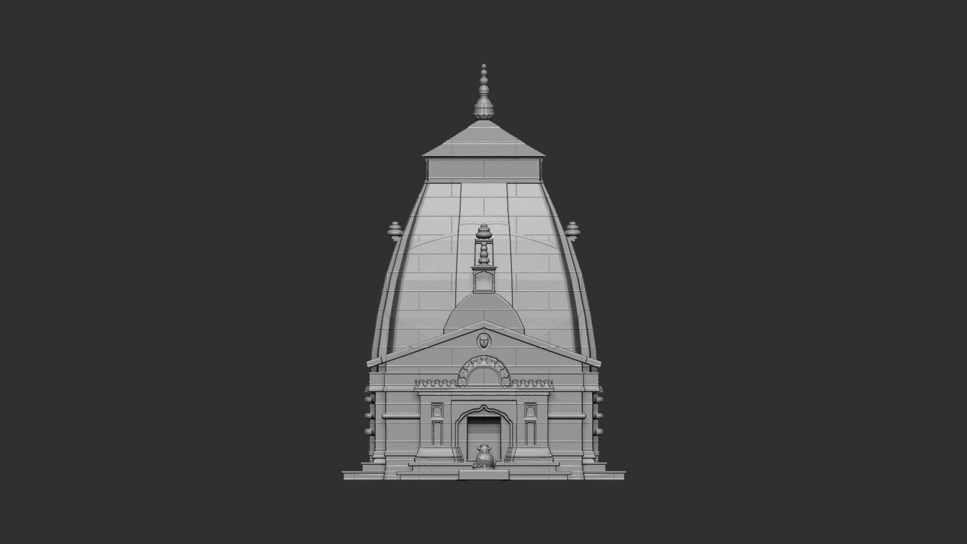 Kedarnath Temple 3D print model_2