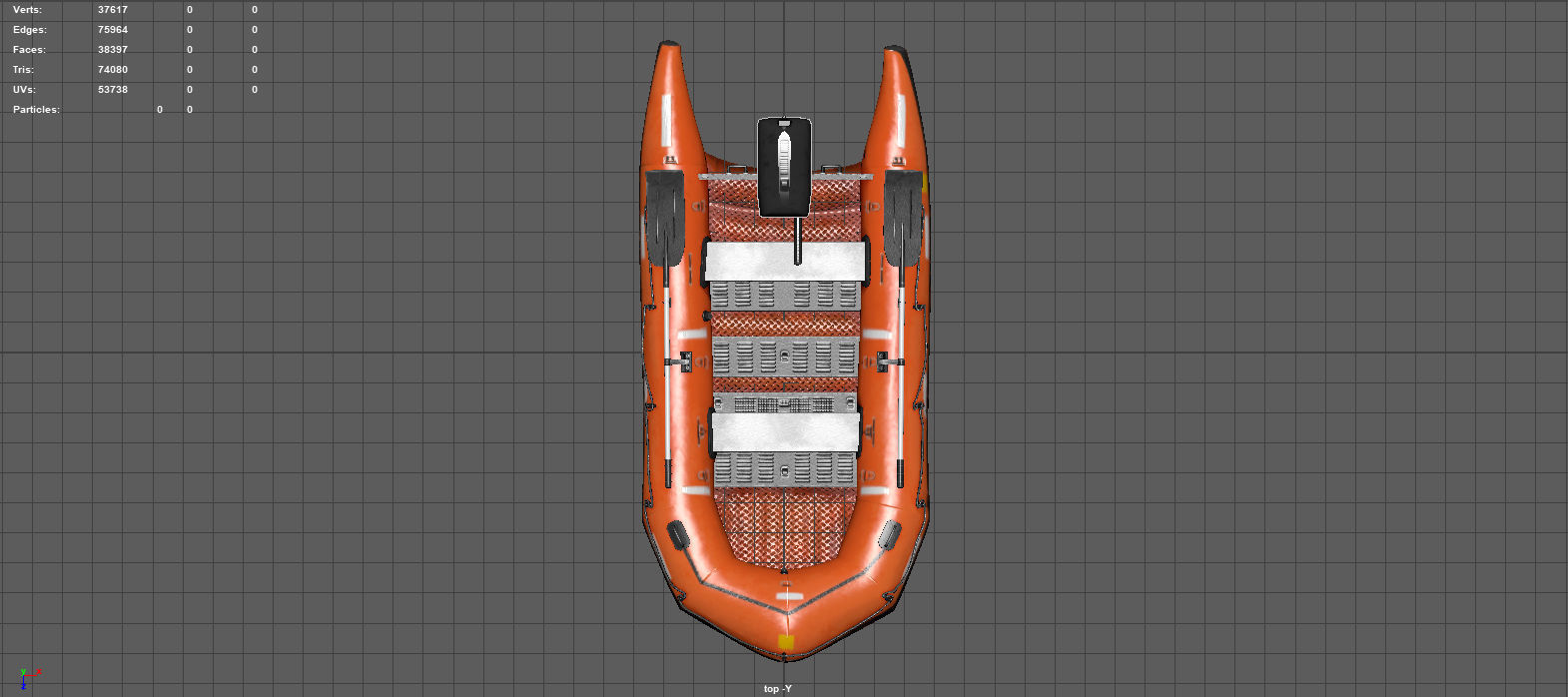 RESCUE BOAT 3D model_14