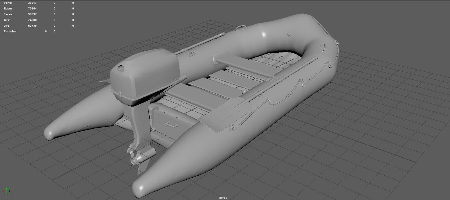 RESCUE BOAT 3D model_7