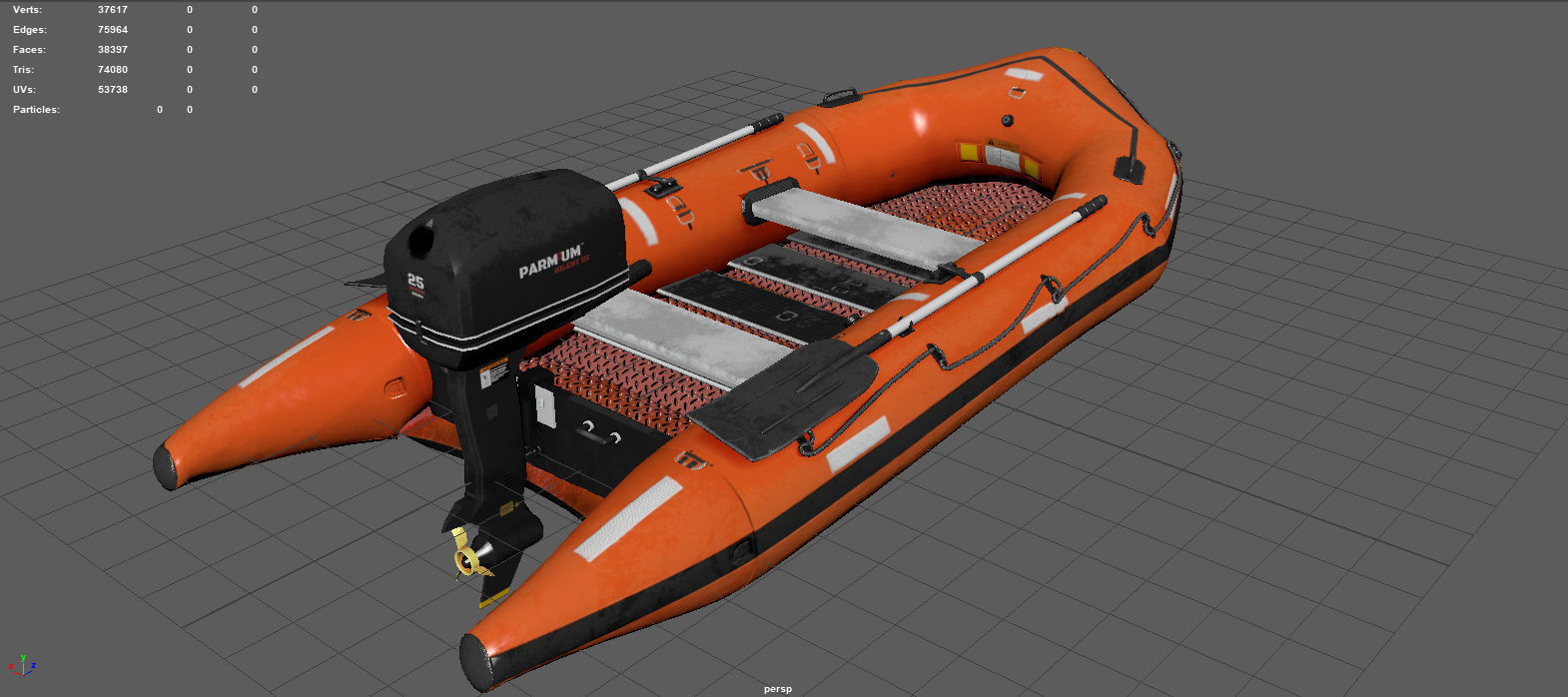 RESCUE BOAT 3D model_4