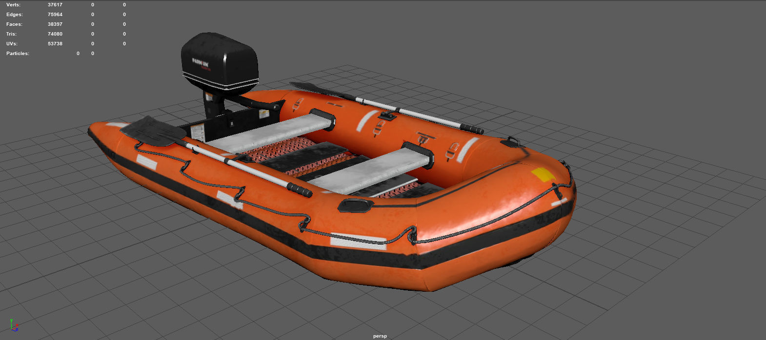 RESCUE BOAT 3D model_5