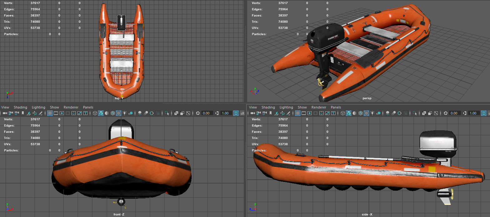 RESCUE BOAT 3D model_10