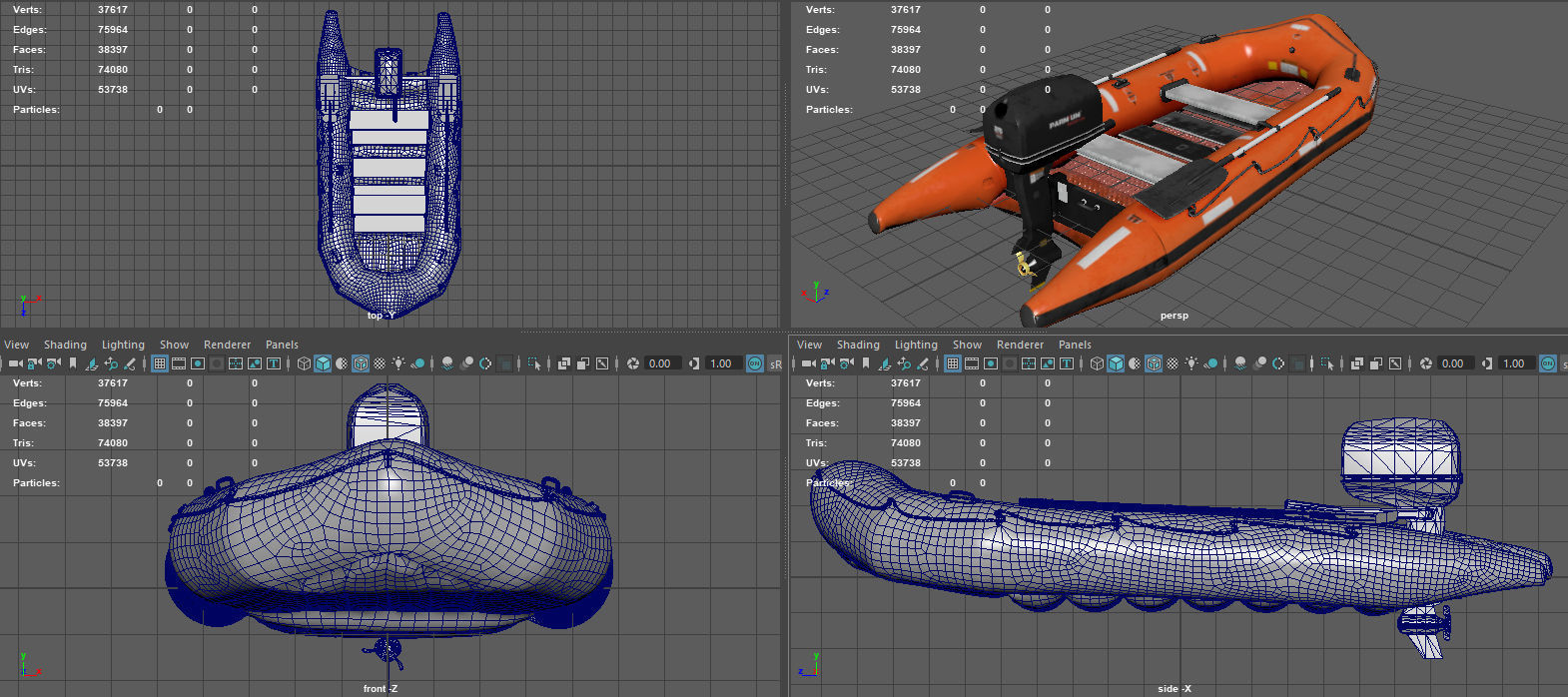 RESCUE BOAT 3D model_12