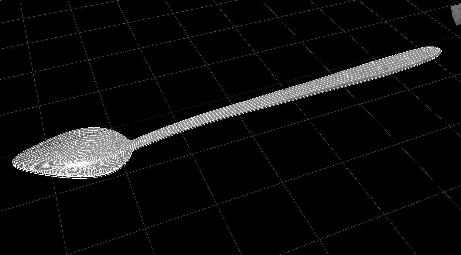 Sugar Spoon 3D Model 3D model_5