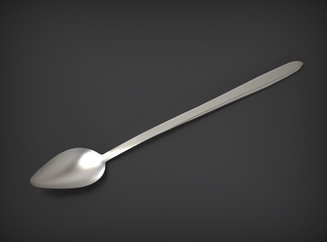 Sugar Spoon 3D Model 3D model_6
