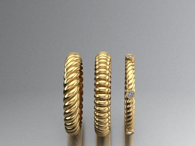 minimal rings 3D print model_3