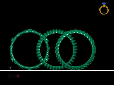 minimal rings 3D print model_1