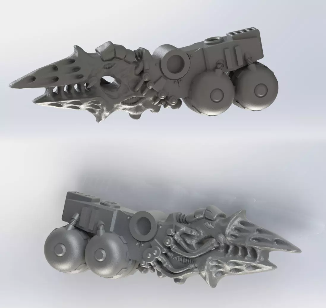 GENE CORRUPTED ARMOR BEARER WEAPON REPLACEMENTS Free 3D print model