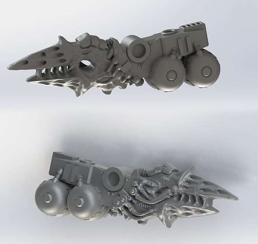 GENE CORRUPTED ARMOR BEARER WEAPON REPLACEMENTS Free 3D print model