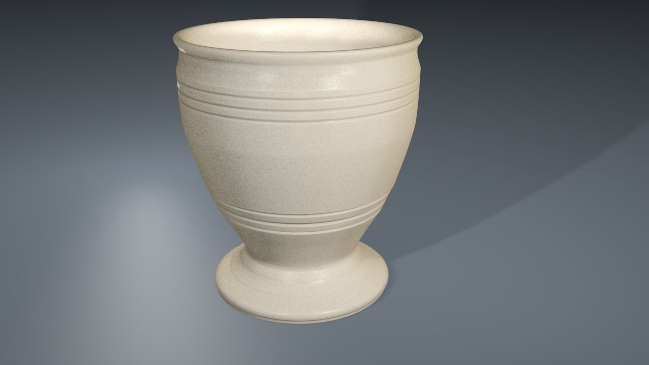Decorative vase 3D model_1