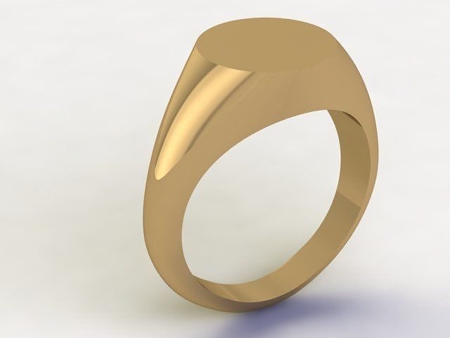 Ring Gold 3D Model Low-poly 3D model