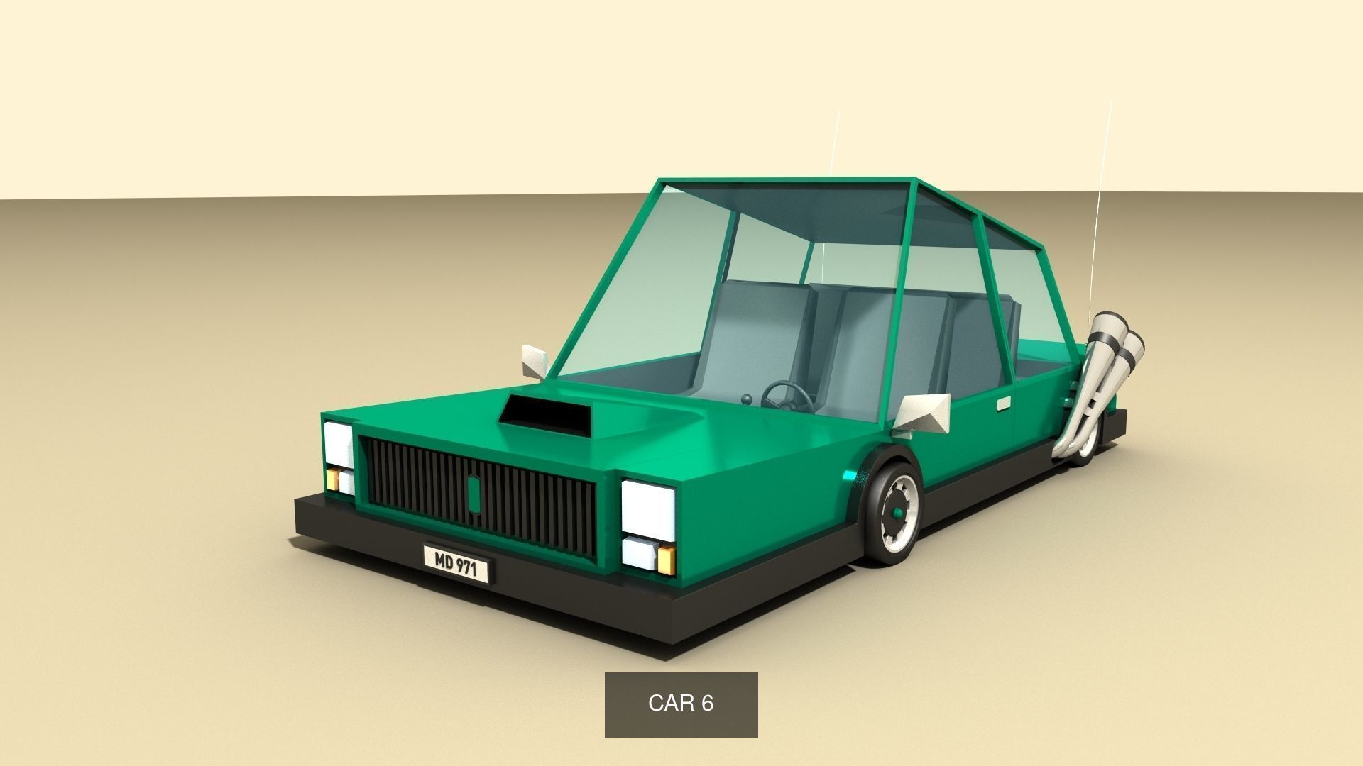 CARS and CHARACTERS 3D Model Collection_9
