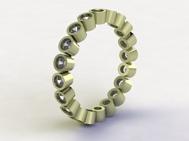 Circle Ring Model 3D Low-poly 3D model