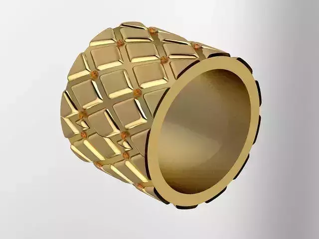 bracklet 3d model gold ring