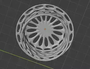 Mushroom basket with holes in it