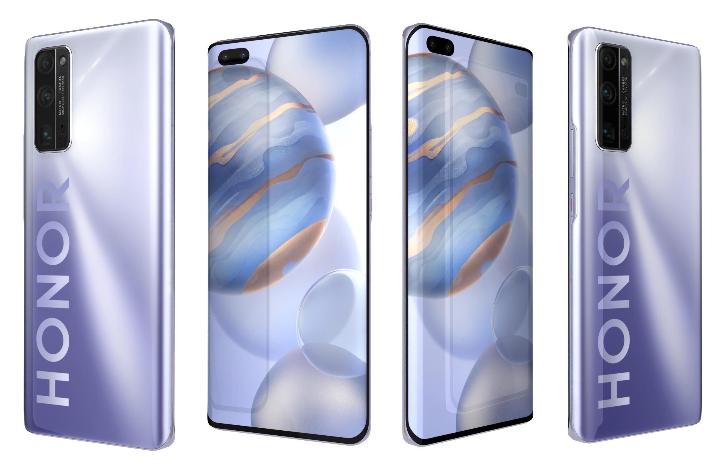 Honor 30 Plus All Colors 3D model_28