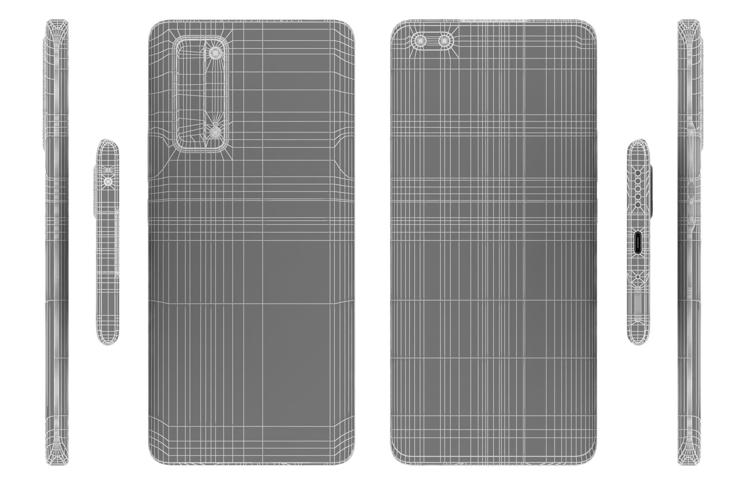 Honor 30 Plus All Colors 3D model_31