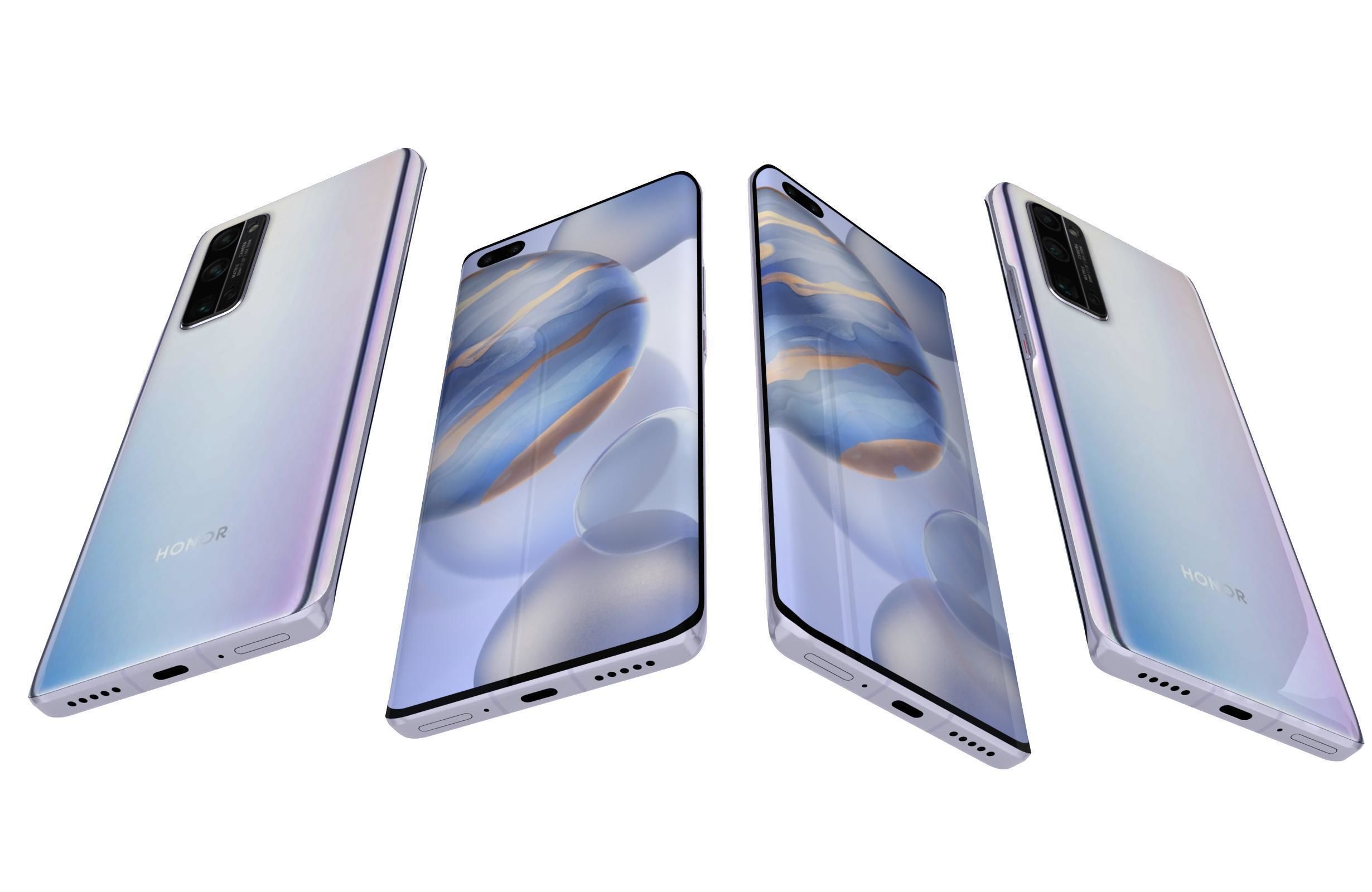 Honor 30 Plus All Colors 3D model_17
