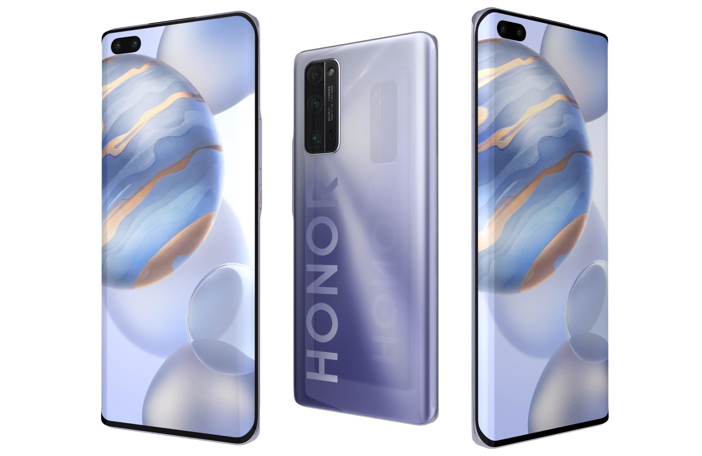 Honor 30 Plus All Colors 3D model_30