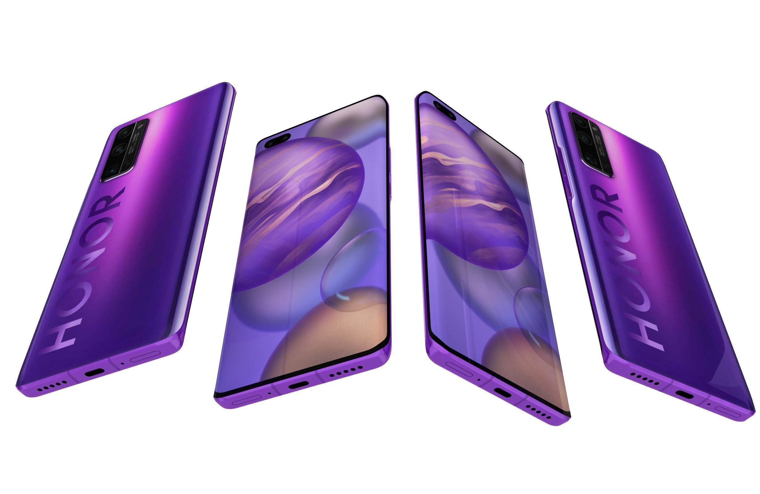 Honor 30 Plus All Colors 3D model_24