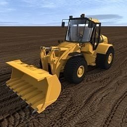 Bulldozer JCB 435 B Free 3D model
