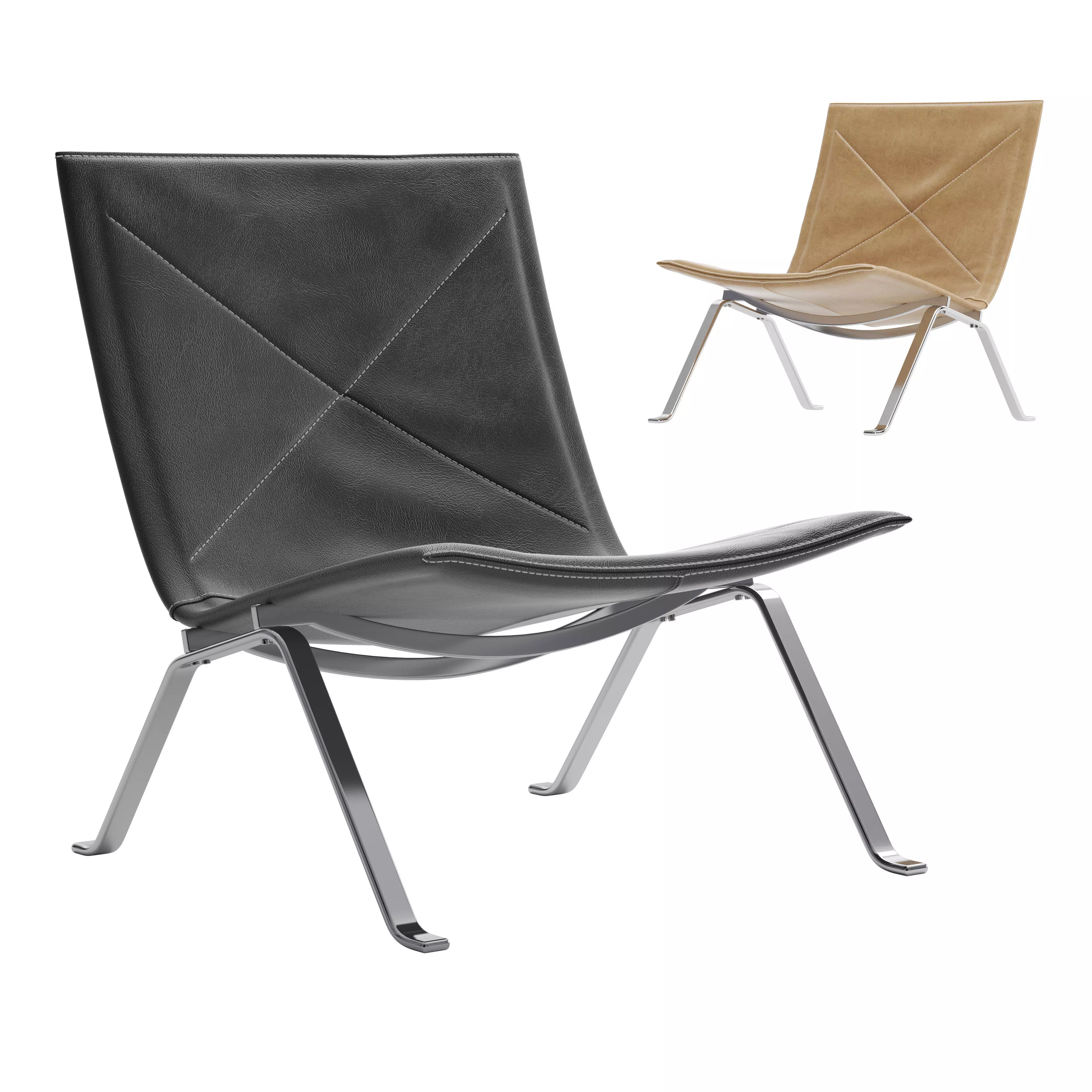 Fritz Hansen PK22 chair 3D model