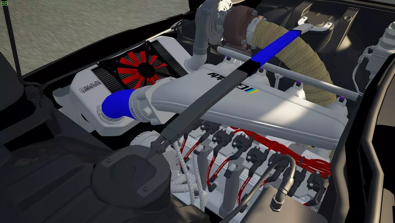 rotary 4 rotor engine 3D model_0