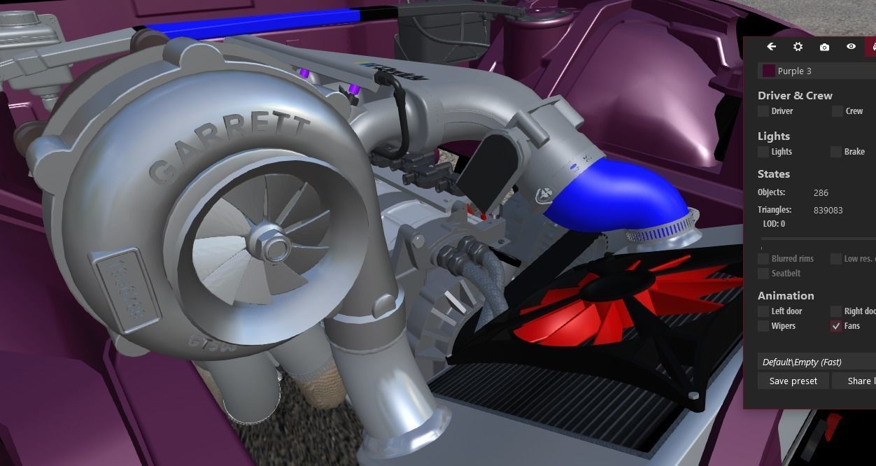 rotary 4 rotor engine 3D model_12