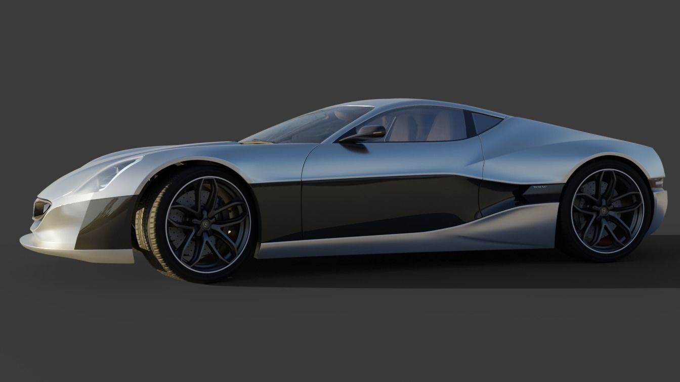 Rimac Concept One 3D Model 3D model_4