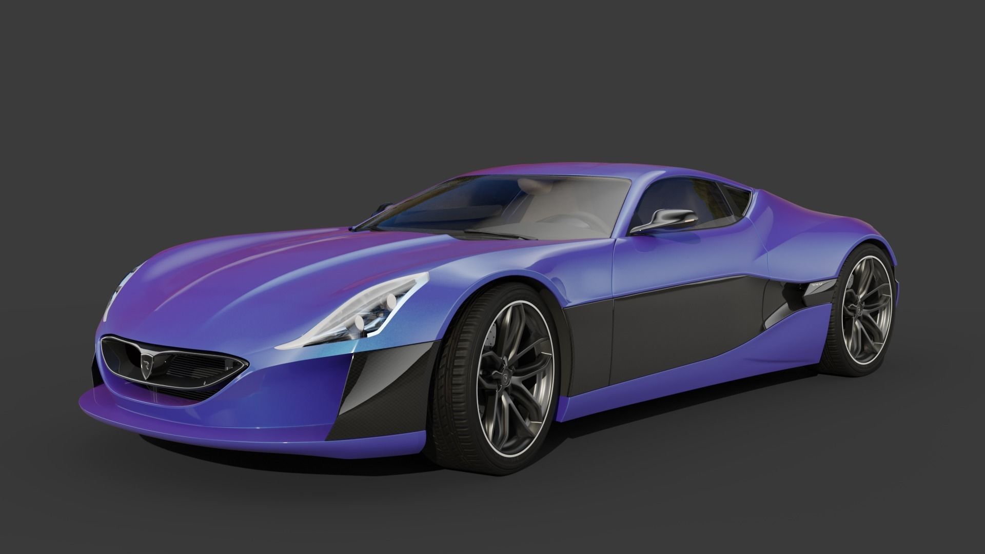 Rimac Concept One 3D Model 3D model_1