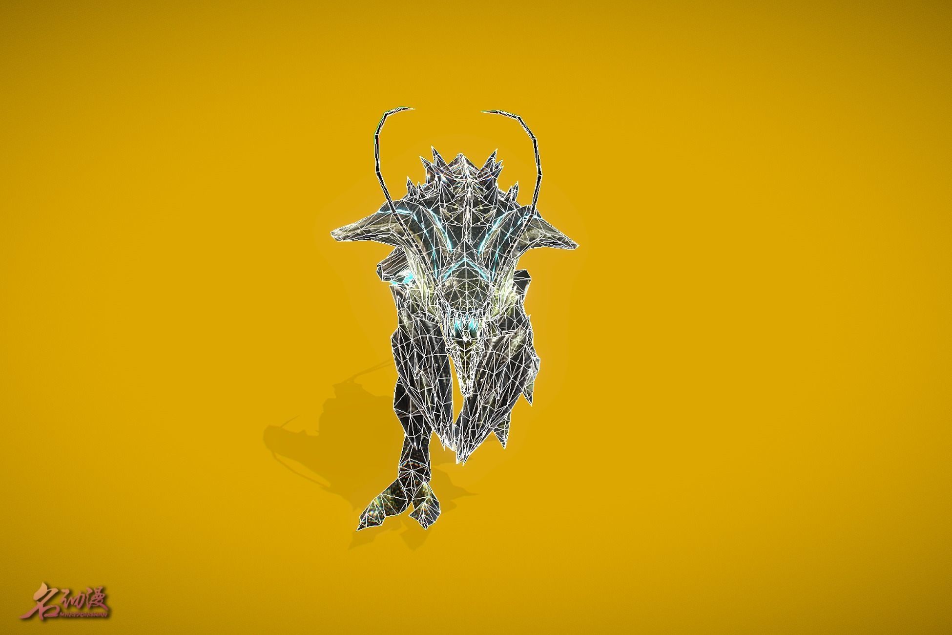 Aliens Mantis Low-poly 3D model_5