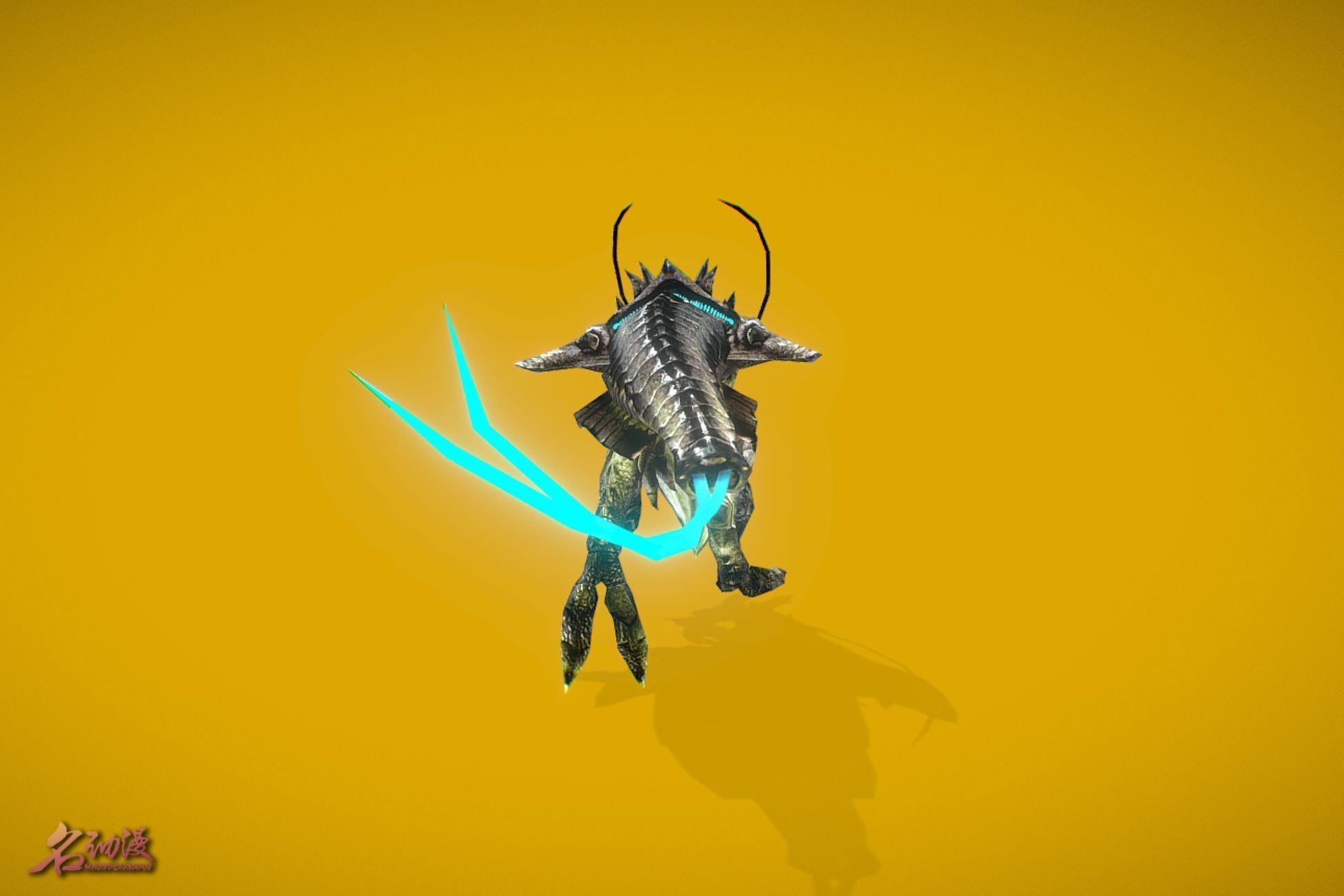 Aliens Mantis Low-poly 3D model_4