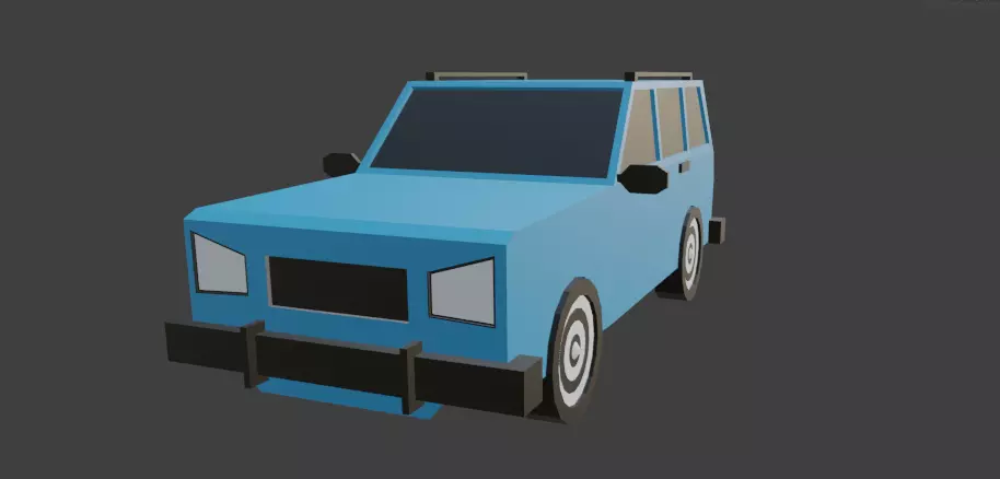 Jeep Suv Concept Free low-poly 3D model_0