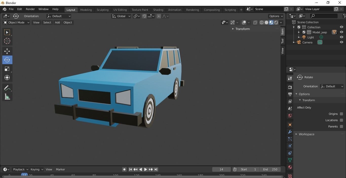 Jeep Suv Concept Free low-poly 3D model_1