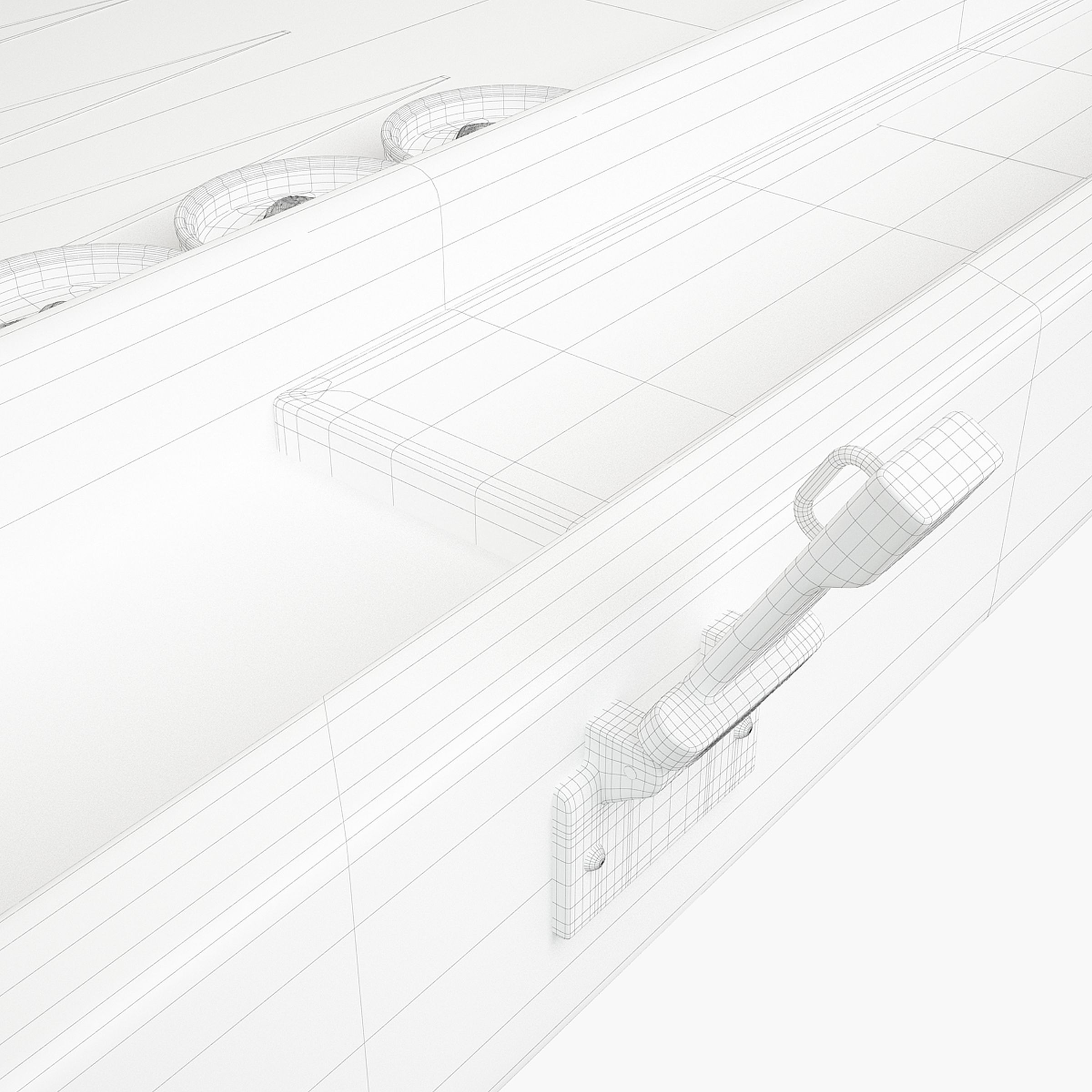 backgammon Masque de Femme 3D model_11