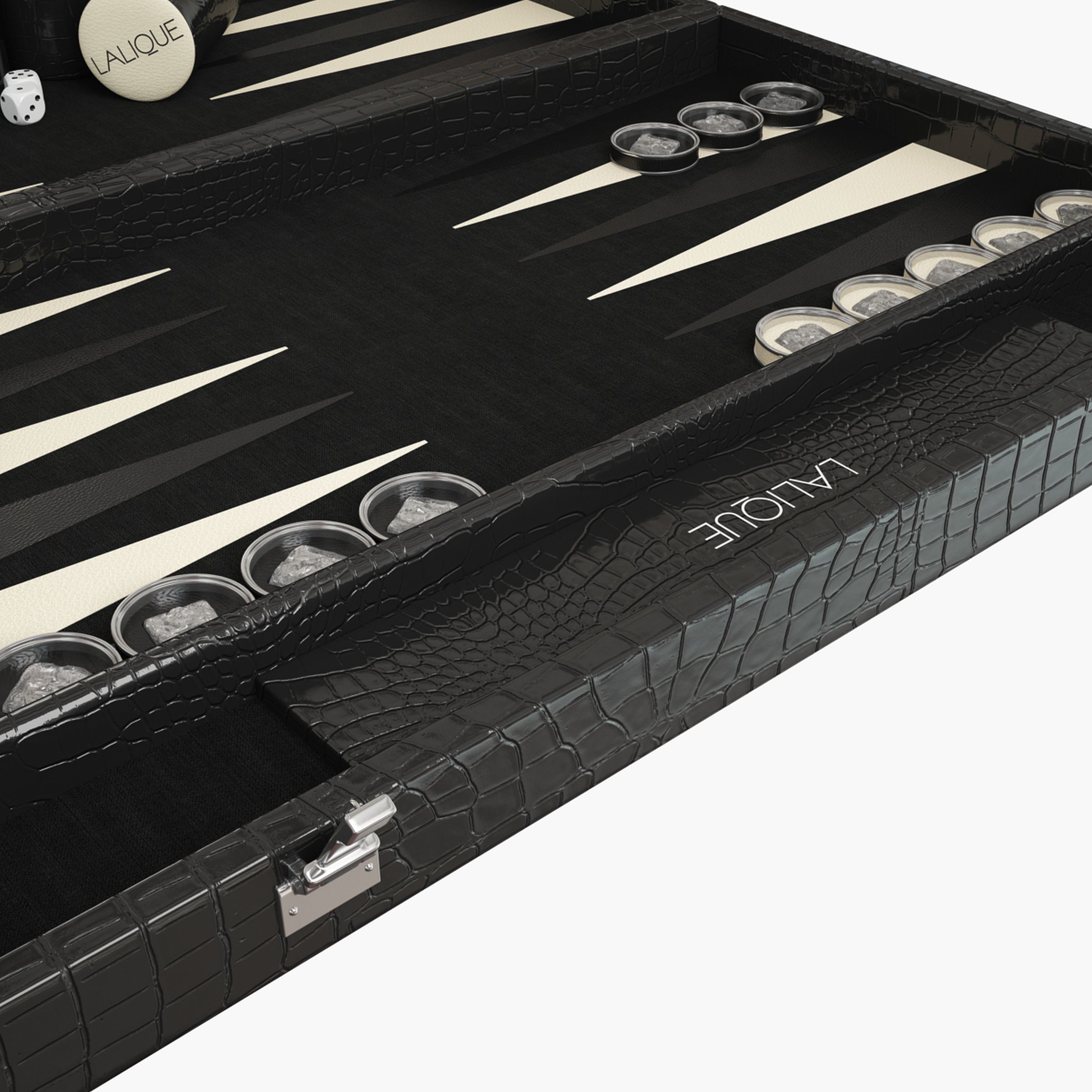 backgammon Masque de Femme 3D model_4