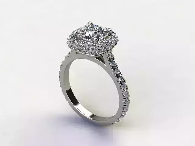 10004 diamond engagement ring with halo setting