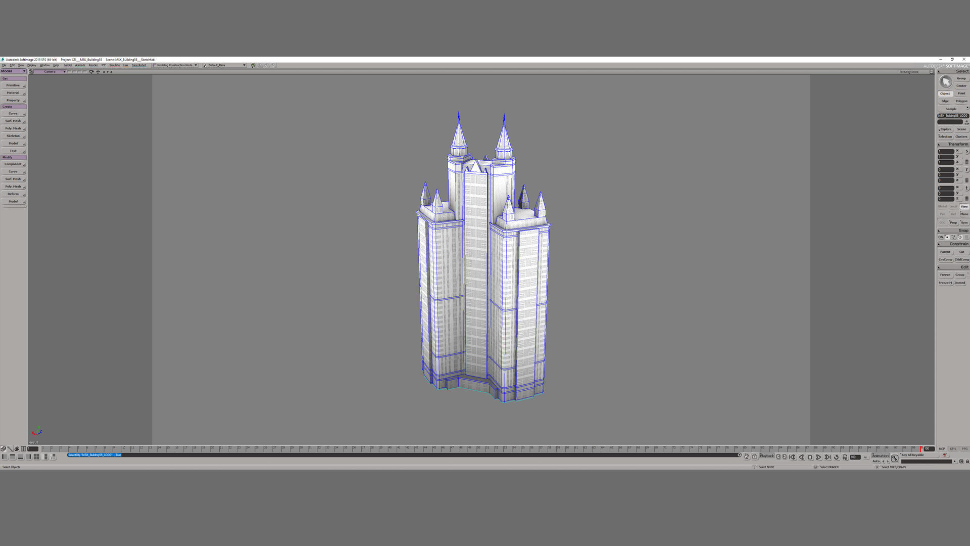 MSK Building 55 Low-poly 3D model_25