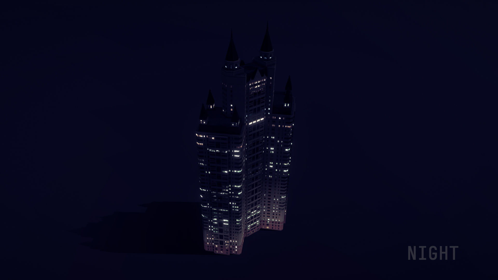 MSK Building 55 Low-poly 3D model_21